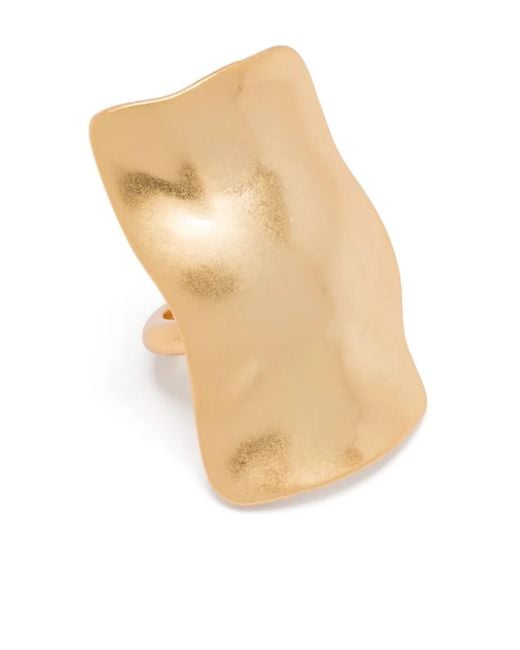 Cult Gaia White Asymmetric Ring
