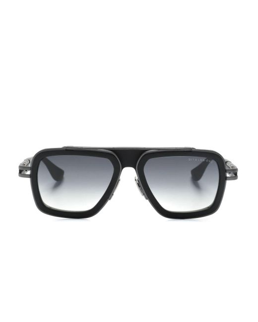 Dita Eyewear Black Lxn-evo Pilot-frame Sunglasses