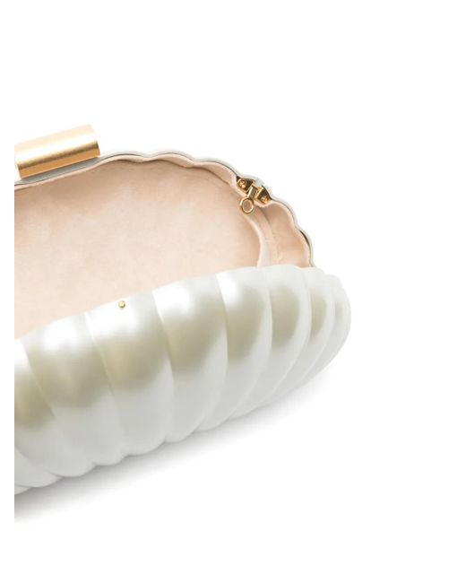 Jonathan Simkhai White Monet Clutch Bag