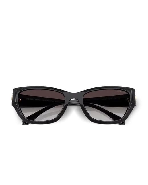 Michael Kors Black Logo-Plaque Cat-Eye Sunglasses