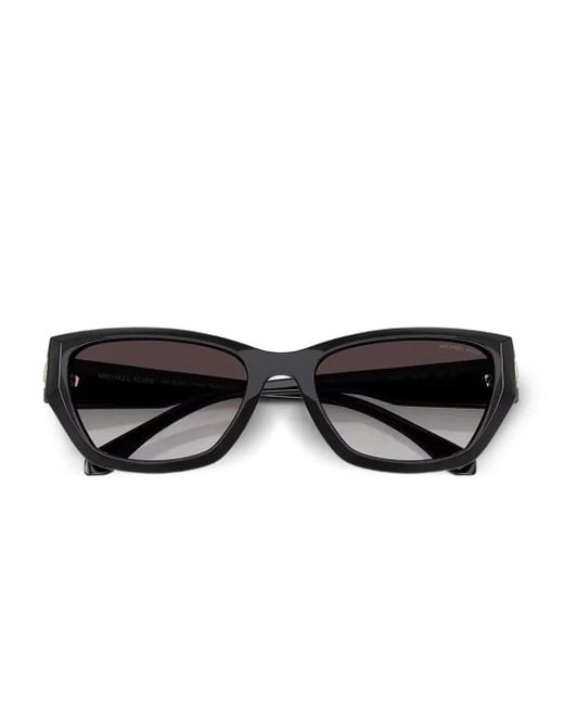 Michael Kors Black Cat-Eye-Sonnenbrille Mit Logo-Schild