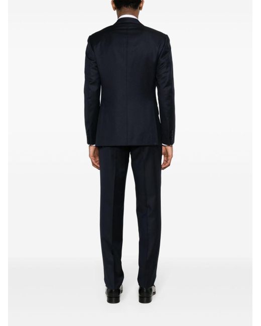 Brioni Blue Twill Wool Suit for men
