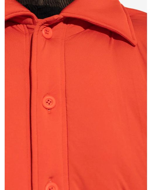 Issey Miyake Pumped-T Buttoned Collared Overshirt