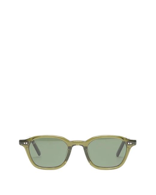 AKILA Green Nomos Square-Frame Sunglasses