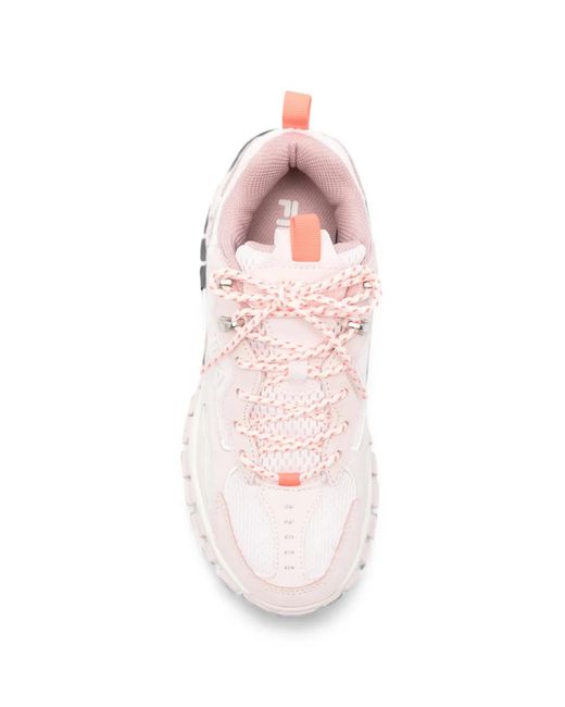 Fila Pink Ray Tracer Tr2 Lace-Up Sneakers