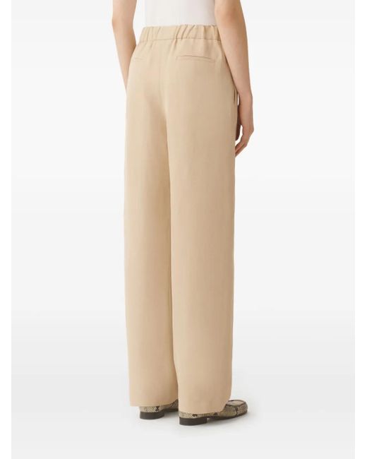 Fabiana Filippi Natural Straight-Leg Trousers