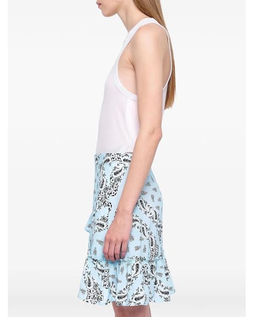Zadig & Voltaire Blue Jupiter Skirt
