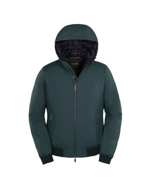 Moorer Blue Oniro Padded Jacket for men