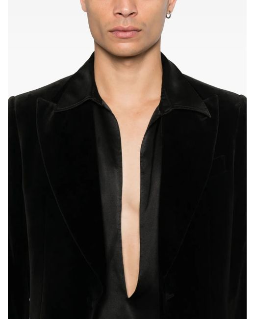 Lardini Black Single-Breasted Blazer for men