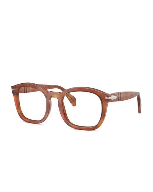 Persol Brown Tortoiseshell-Effect Glasses