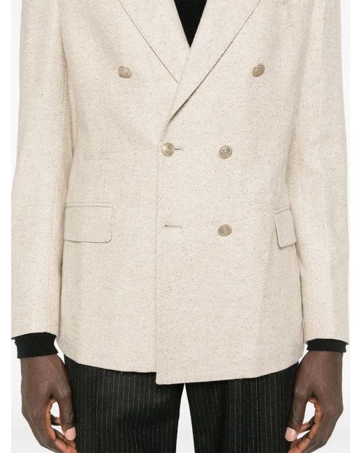 Eleventy Natural Mélange-Effect Blazer for men