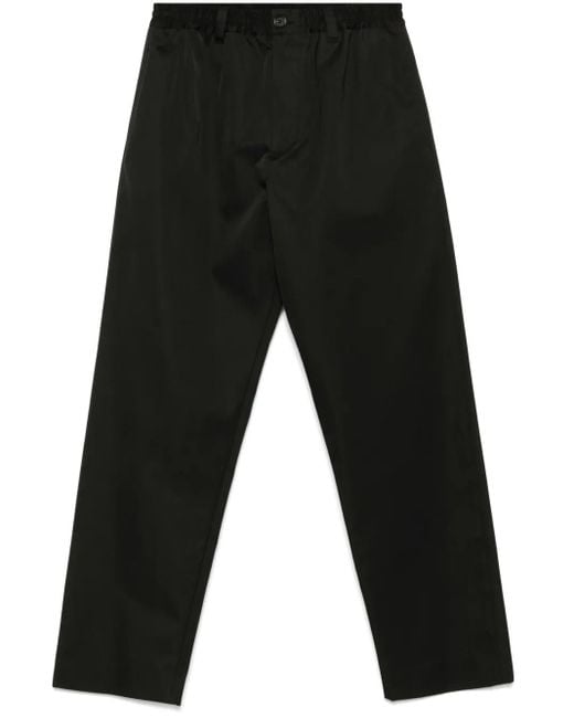 Marni Black Water-Repellent Taffeta Trousers for men