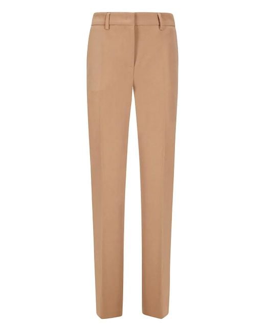 Alberto Biani Natural Hose mit Bügelfalten
