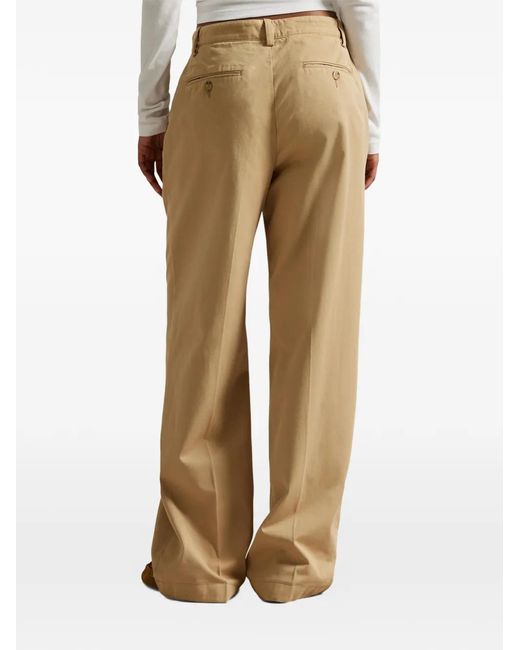 Polo Ralph Lauren Natural Pleated Trousers