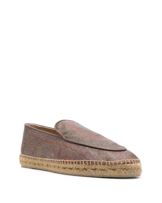 Castañer Men's Brown X Etro Patricio Espadrilles