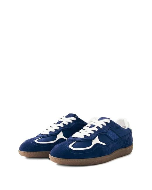 Alohas Blue Tb.490 Suede Panelled Sneakers