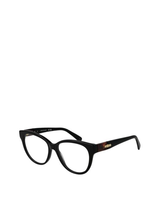 Longchamp Black Cat-Eye Glasses