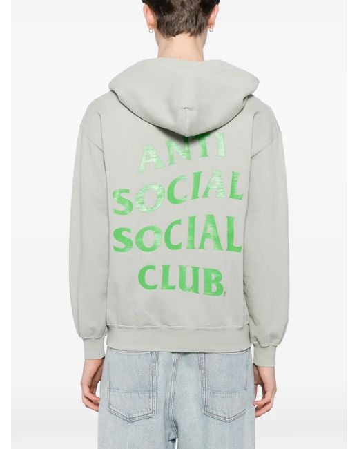 ANTI SOCIAL SOCIAL CLUB Gray Redneck Alien Hoodie for men