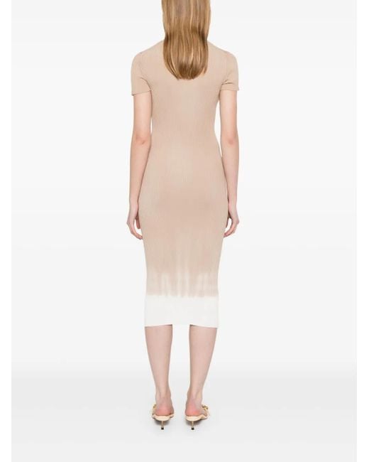 Staud Colleen Midi-Jurk in het White