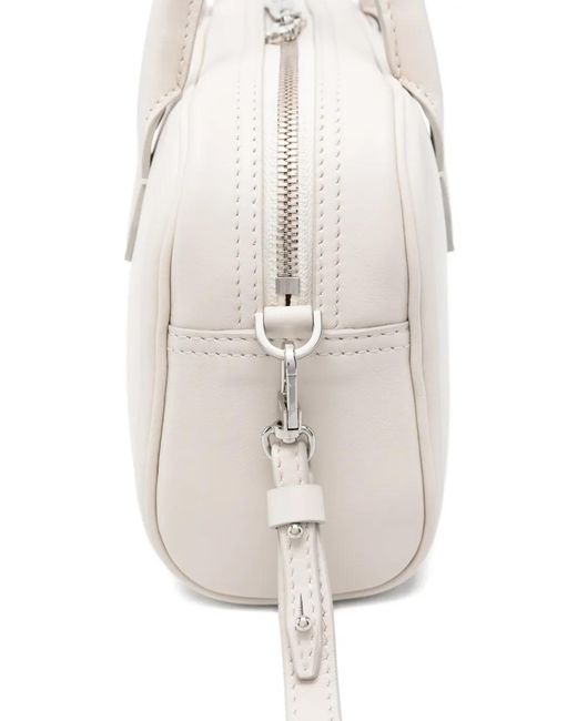 Amiri White Sac Cabas À Plaque Logo