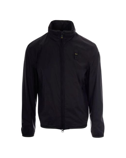 Blauer Blue Zip-Up Bomber Jacket for men