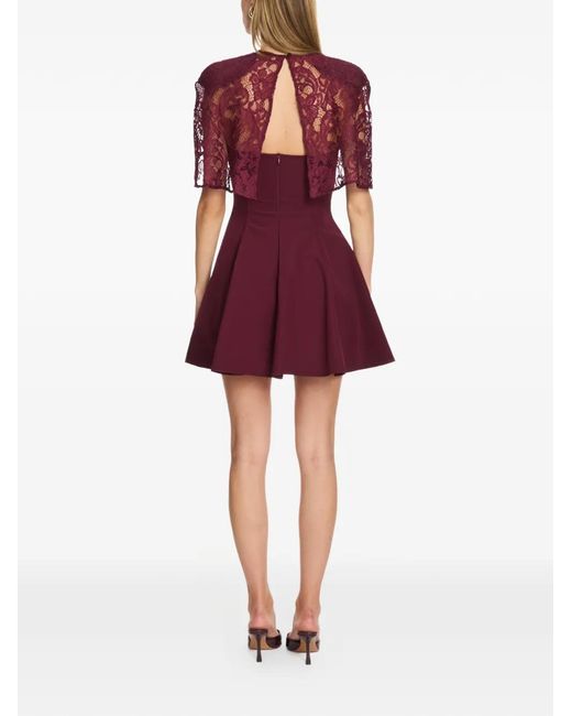 Axel 113 Red Nova Strapless Lace Mini Dress