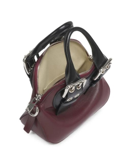 Marsupio Bordeaux E Nero Mini di Marni in Red