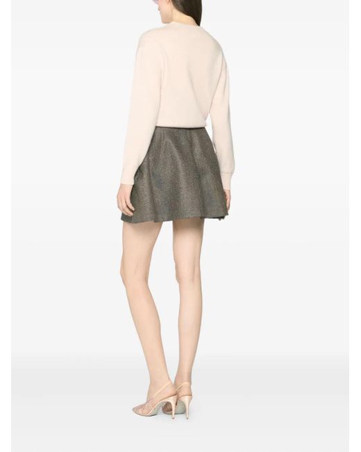 Genny Gray Rock Mit Fischgrätenmuster