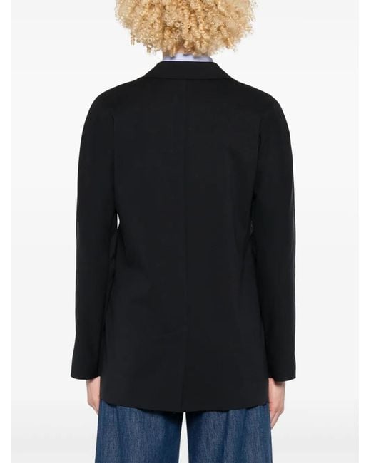 Max Mara Black Single-Breasted Blazer