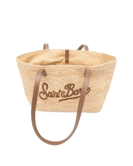 Mc2 Saint Barth Natural Raffia Shoulder Bag