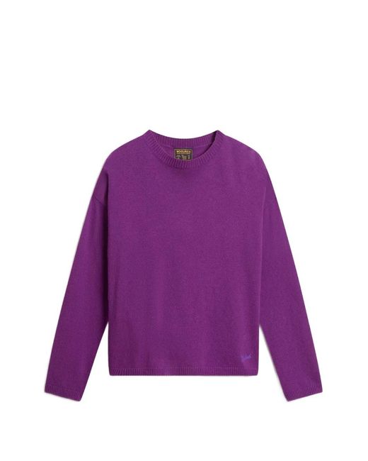 Woolrich Purple Crew-Neck Sweater