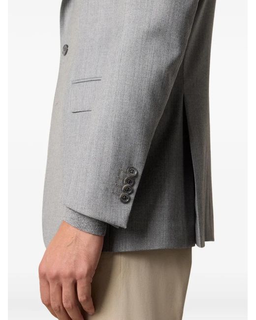 Brooks Brothers Gray Single-Breasted Blazer for men