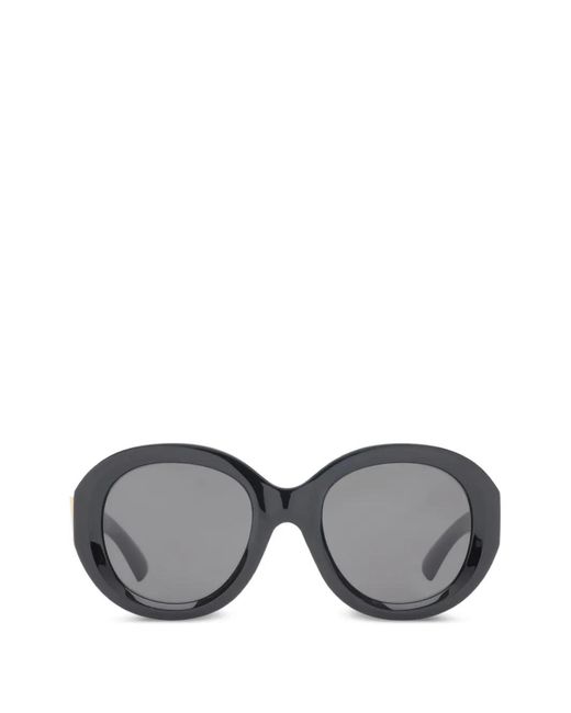 Burberry Gray Heritage Round Sunglasses