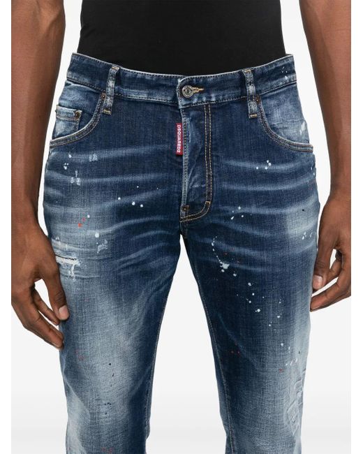 Vaqueros Skater DSquared² de hombre de color Blue