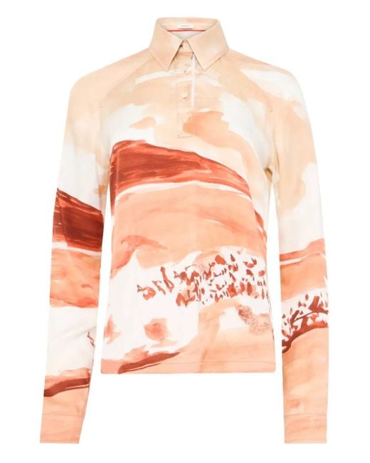 Camicia Con Stampa di J.W. Anderson in Orange