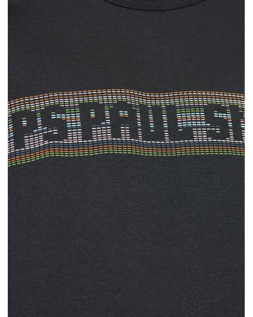 Paul Smith Black Logo-Print T-Shirt for men