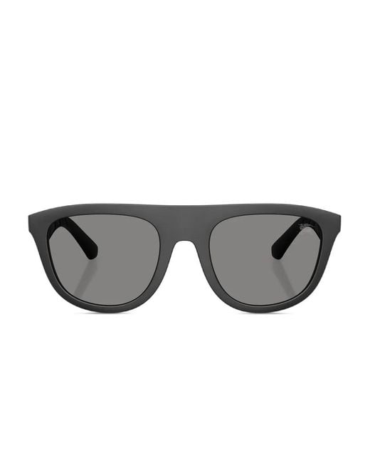 Burberry Gray Square-Frame Sunglasses for men