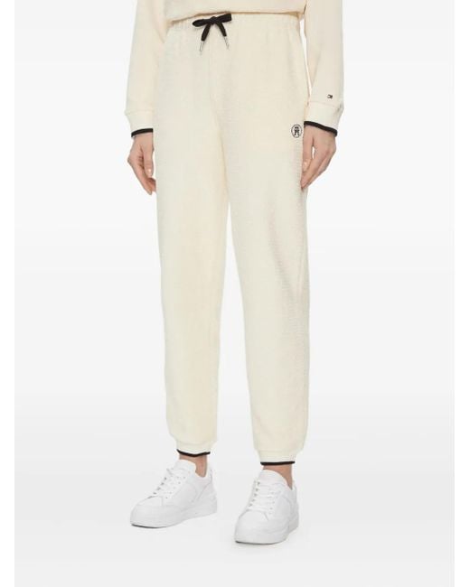 Tommy Hilfiger White Jersey Track Pants