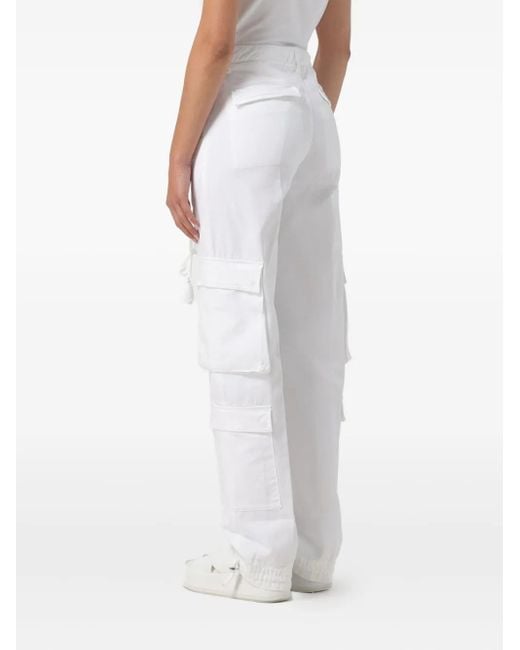 Dondup White Amber Cargo Pants