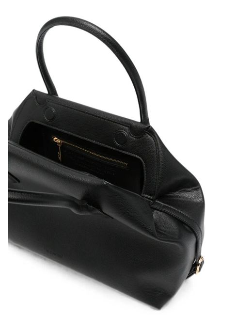 THEMOIRÈ Black Medium Tallia Trank Tote Bag