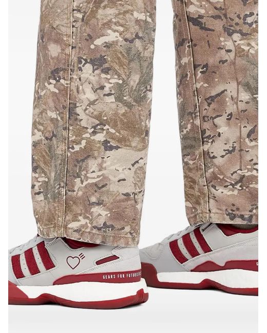 Adidas Pink X Human Made Forum Sneakers for men