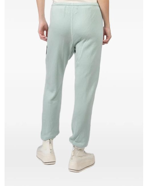 Freecity Green Logo-Print Track Pants