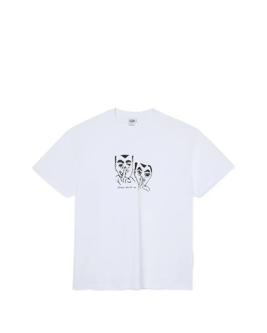POLAR SKATE White Boogers Graphic-Print T-Shirt