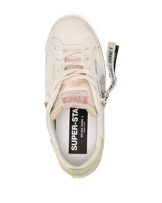 Golden Goose Deluxe Brand White Super Star Lace-up Sneakers