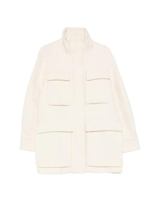 Circus Hotel White Flap Pocket Jacket