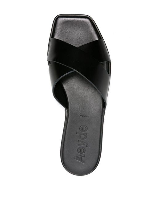 Sandalias con diseño a tiras Aeyde de color Black