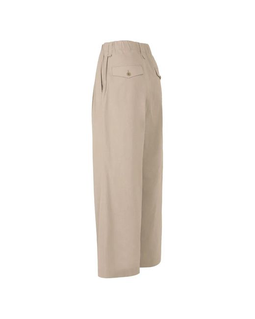 Issey Miyake White Belt-Loops Pants