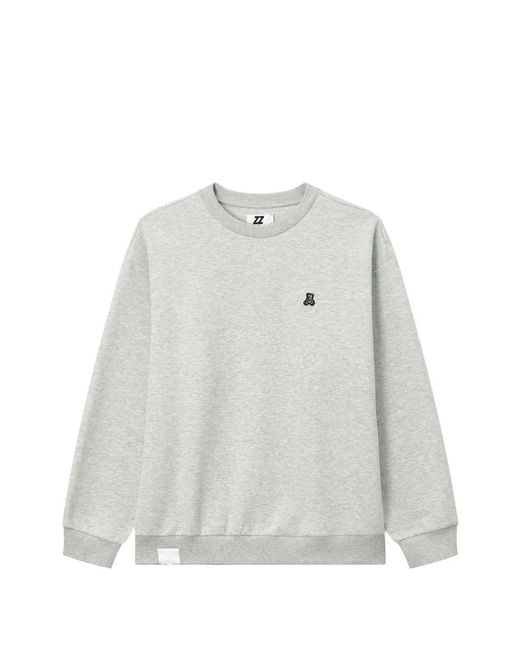 Izzue Pullover Mit Logo-Patch in White für Herren