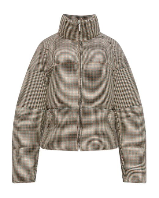 Plumífero en pied de poule Marni de color Gray