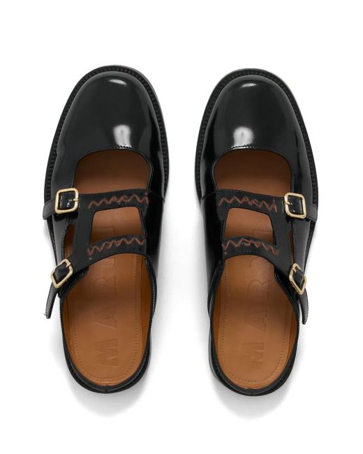 Marni Black Mules